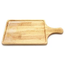 Горячая деревянный поднос для пиццы, хлеба, разделочная доска, Разделочные Блоки с ручкой для пикника и использования, легко мыть деревянный поднос Kitche