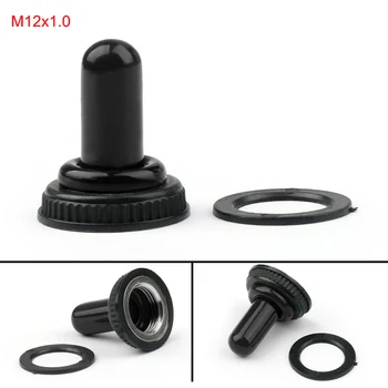 

200pcs/Lot M12x1.0 12mm Waterproof Toggle Switch Rubber Cover Cap Seal,with washer (DHL Free Shipping)
