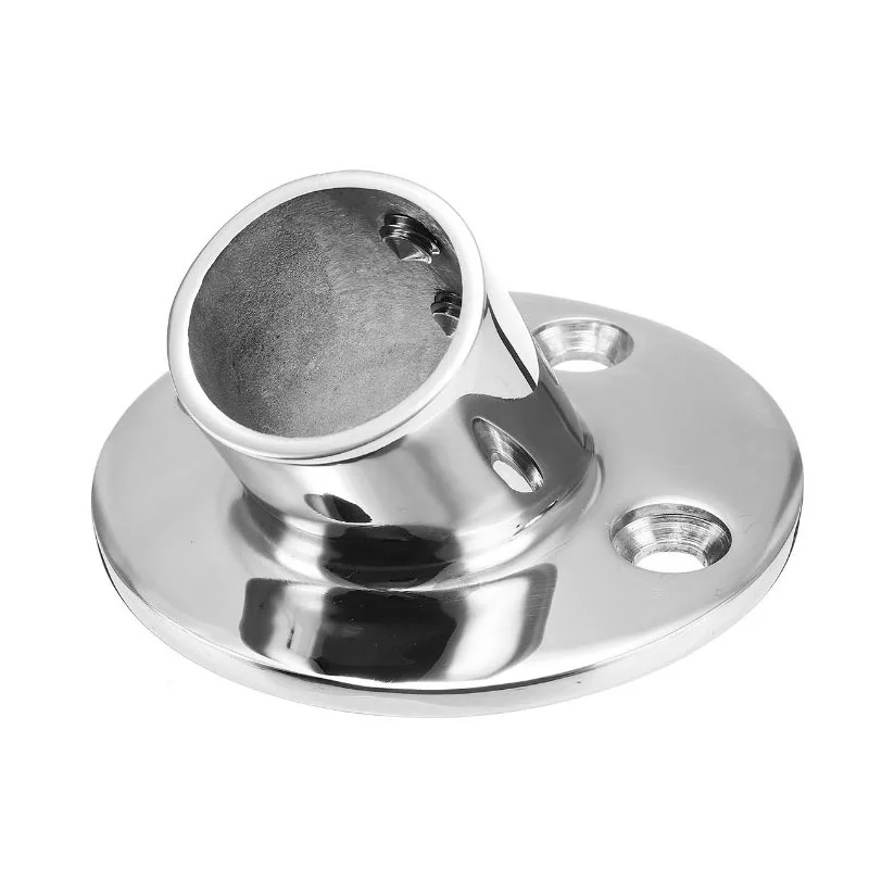 Accessori Per Ringhiere Per Corrimano A 45 ° In Acciaio Inossidabile 316 Per Barche Accessori Per Yacht A Remi Con Base Rotonda Da 7/8"