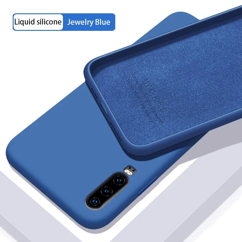 Жидкий силиконовый чехол для huawei P30 pro p30lite p30 plus p20 lite p20pro p20plus жидкий Мягкий ТПУ |