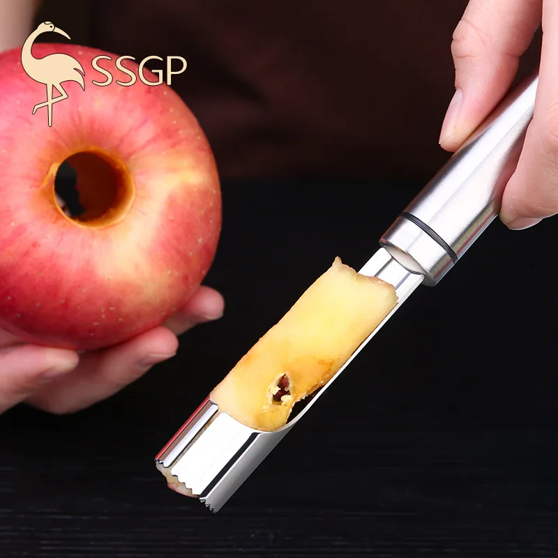 

Stainless steel apple corer pear coring core to home fruit segmentation kitchen gadgets