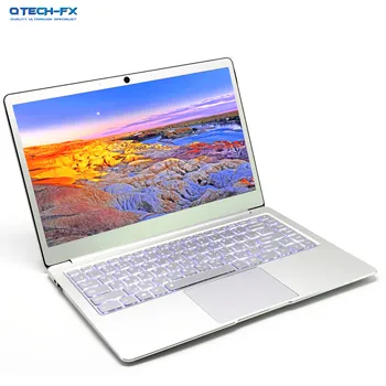 

Metal Ultrabook SSD 128GB RAM 8GB 14" CPU Intel 4 Core Laptop Windows Office Arabic French Spanish Russian Keyboard Backlit