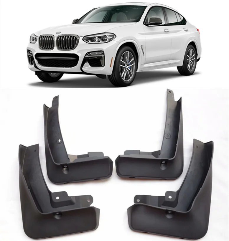 

Brand New High Quality 4pcs Car Mudguards For BMW X4 G02 M Sport 2019 mudflaps Splash Guards car Fender Flares Genuine Mud flap