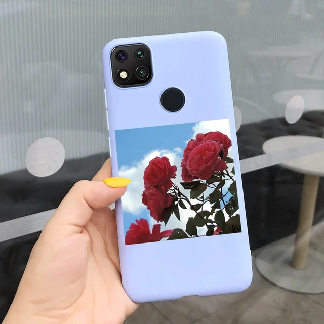 Sunflower Painted Soft Silicone Phone Case For Xiaomi Redmi 9C NFC 9 C 9A Case Butterfly Back Cover For Redmi 9A 9C 9 a Bumper dgfhgd