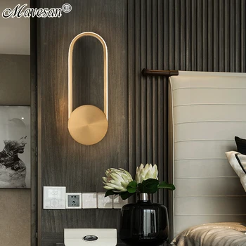 

Mini Simple LED Wall Lights For Dining Room Corridor Bedside Kitchen Bistro Bedroom Indoor Decorative Home Sconce For AC90-260V