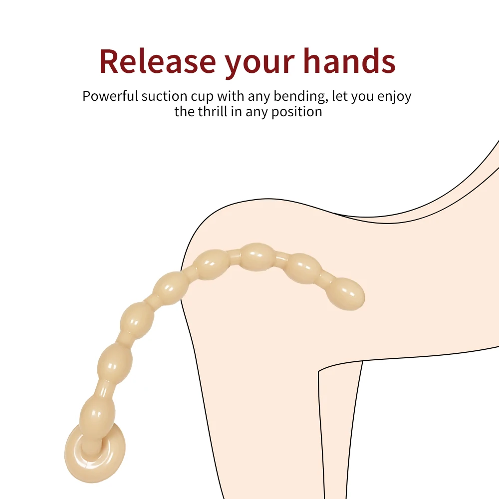 Online 50cm Lange Dildo Anal Beads Butt Plug Anal g punkt Stimulator Sex Spielzeug Für Frauen Männer Prostata Massager Erotische sex Spielzeug für Erwachsene