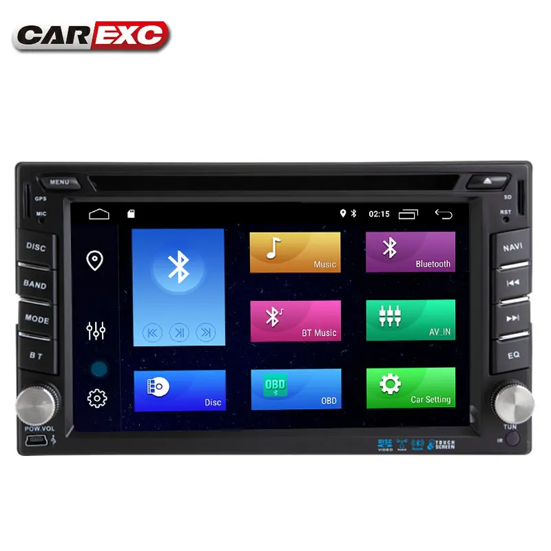 Sale 2 Din Android 9/9.0 Car DVD Radio Multimedia Player Universal GPS Navigation autoradio Stereo Audio WIFI BT GPS  Multimedia 1