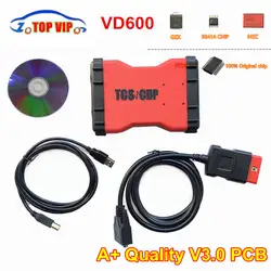 20 шт./лот DHL VD600 TCS 2016. R1 + keygen OBD2 bluetooth-сканер OBDIICAT-CDP для автомобиля грузовика диагностический инструмент новый VCI