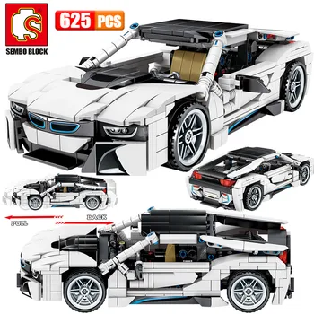 

625pcs Creator Off-road SUV Vehicles Building Blocks Technic City Racing Car SEMBO MOC Model Bricks Education Toys For Children