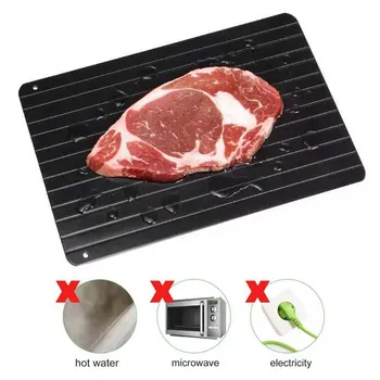 Quick Defrosting Tray Fast Defrosting Kitchen Gadget Kitchen Thawing Chicken Breast Frozen Meat Fish Seafood Steak hawksmoor at home meat seafood sides breakfasts puddings cocktails