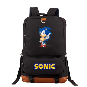

Casual Cute Sonic Teens Boys Girls Men Women Backpacks Student Back to School Gift Rucksack Teens Cool Daily Large Mochila