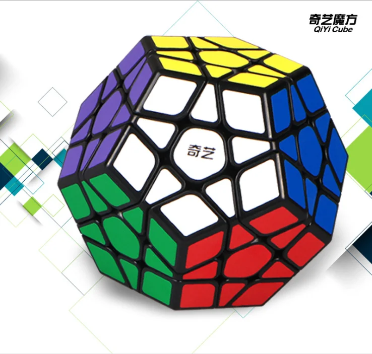 Волшебные кубики QIYI megaminxeds без наклеек профессиональная скоростная 12 сторонняя