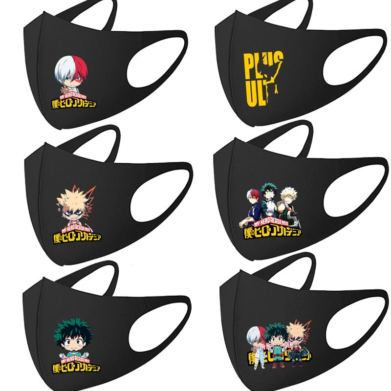С героями из мультфильма Мой герой Маскарадная маска haku все возможно Bakugou Katsuki