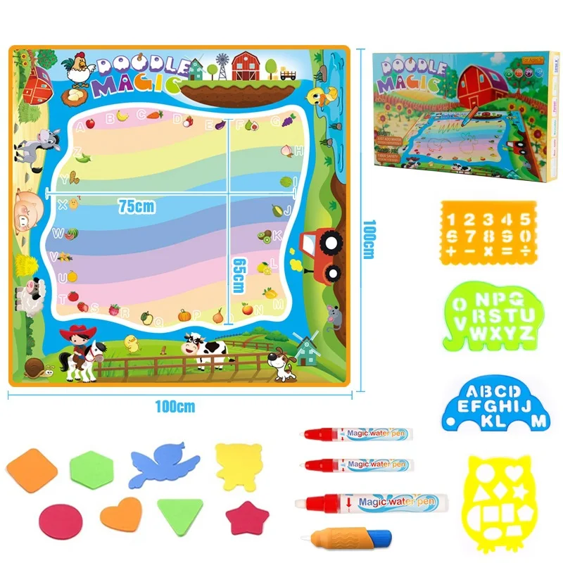 

Extra Large 100x100 Water Canvas Magic Ball Pen Painting Toy
