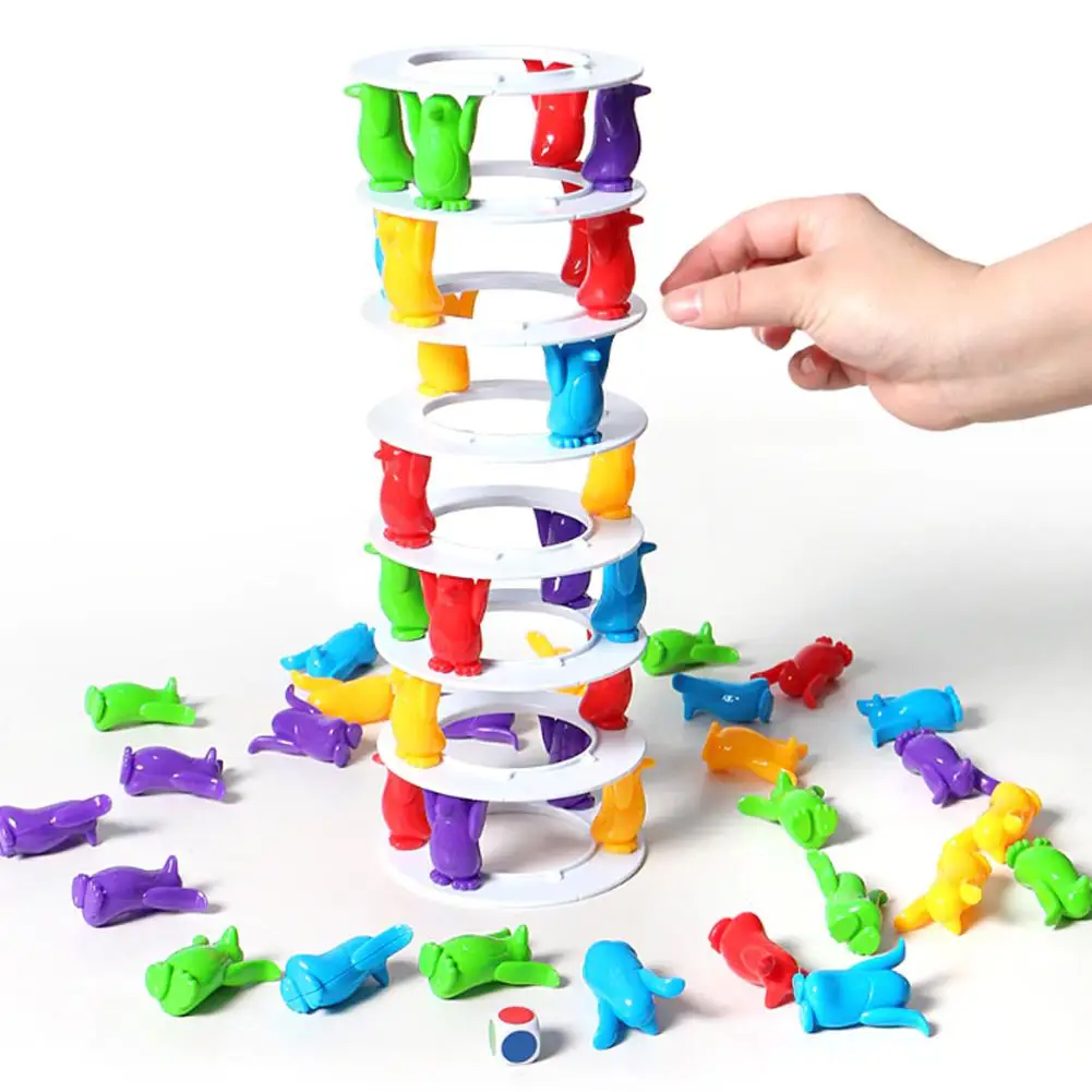 

Kuulee Desktop game Balance Challenge Tower Stacked Intelligence Parent-child Interactive Board Game