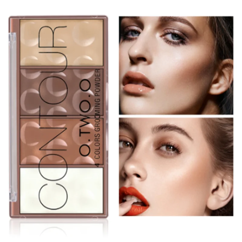 

4 Colors Concealer Palette Face Makeup Base Contouring Palette Foundation Concealer Powder Make Up