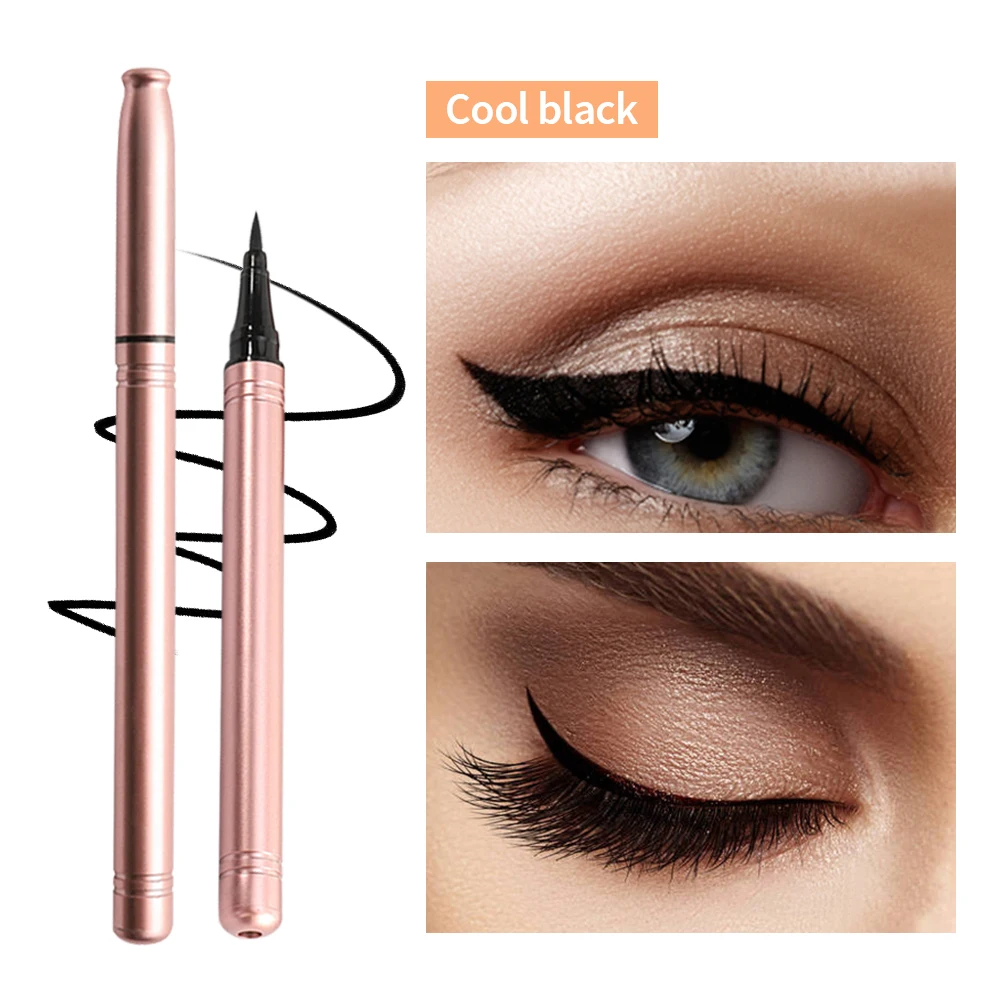 Women Make up Black Eyeliner Waterproof Smudge-proof Long-lasting Coloring Liquid Pure Eyeliner Cosmetic