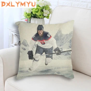 

Modern NHL Sports Picture Cushion Cover Ice Hockey Poster Pillow Cover Sofa Decorative Pillows For Sofa Pillowcases 45x45cm