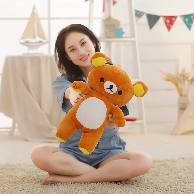 Курица Super Rilakkuma милый мультяшный медведь животное украшение для дома кукла