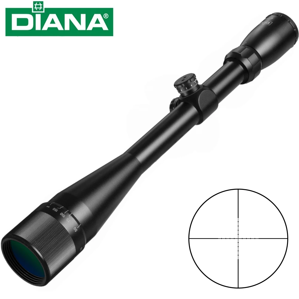 Skup DIANA 6 24x42 AO taktyczna luneta celownicza Mil Dot siatka celownicza celownik optyczny karabin celowniczy Airsoft karabin myśliwski