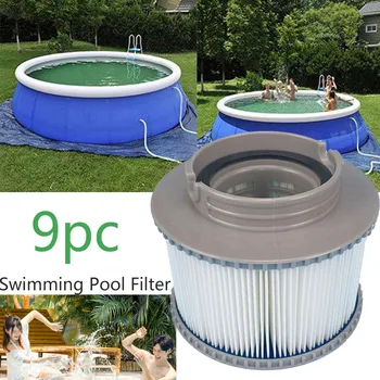 

9PCs MSPA Pool Filter Swimming Pool Inflatable Bathtub Spa Water Filter Cartridge Pool Cleaning Supply Pool Accessories
