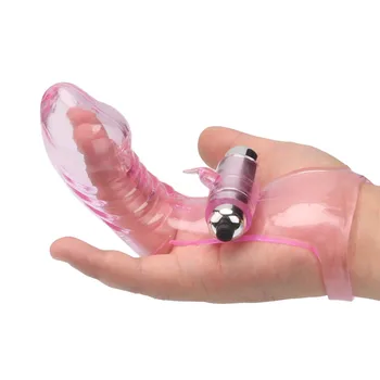 Portable Electric Mini Finger Massager G Spot Stimulator Silicone Vibrator Sexy Toys for Women Adult Toy 6