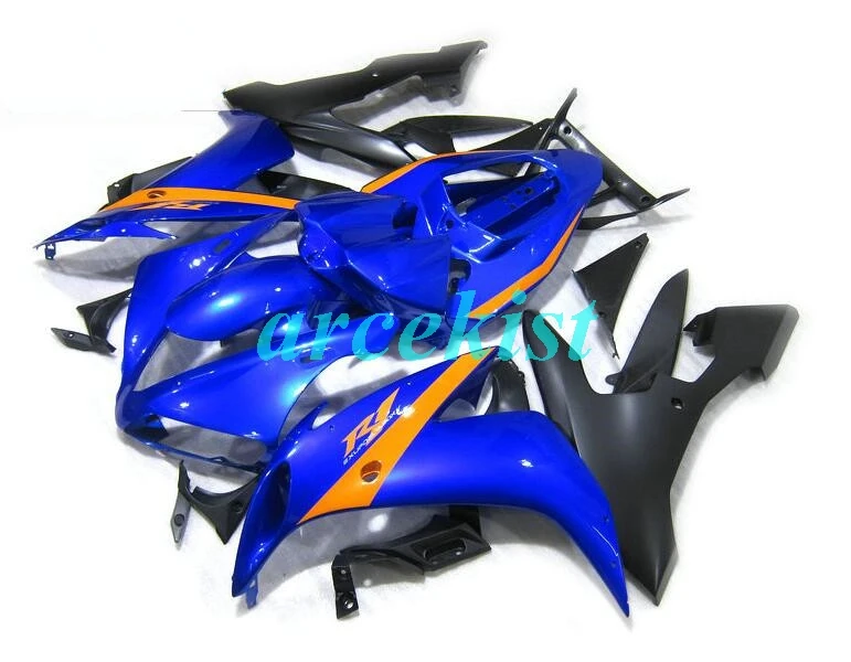 Набор впрыскивателей Мотоцикл Обтекатели наборы Подходит для Yamaha YZF-1000-R1 2004 2005 2006 04 05 06 Кузов Набор изготовленный на заказ синий прохладный