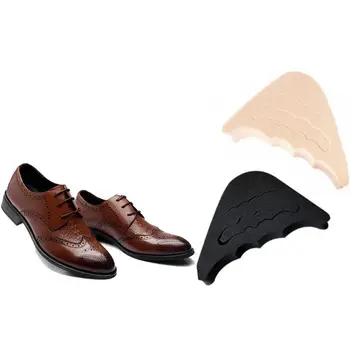 

2Pcs Women High Heel Half Forefoot Insert Toe Plug Cushion Pain Relief Protector Big Shoes Toe Front Filler Adjustment With Hole