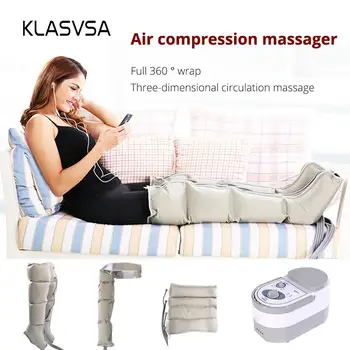 

KLASVSA Electric Air Compression Leg Foot Massager Vibration Infrared Therapy Arm Waist Pneumatic Air Wraps Relax Pain Relief