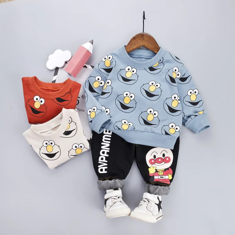

Childrenswear BOY'S 2019 Autumn New Style CHILDREN'S Suit 1-3 Years Old Baby Pure Cotton Two-Piece Set Infants Clothes Fashion