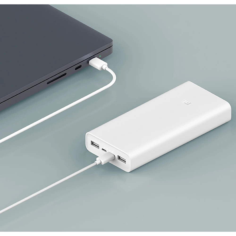 Внешний аккумулятор Xiaomi Power Bank 3 20000 мАч быстрая зарядка внешний типа C портативное