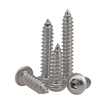 

M3M4M5M6 304 Stainless Steel Hexagonal Screw Disc Head Self-tapping Lengthened Screw Self-working Screw