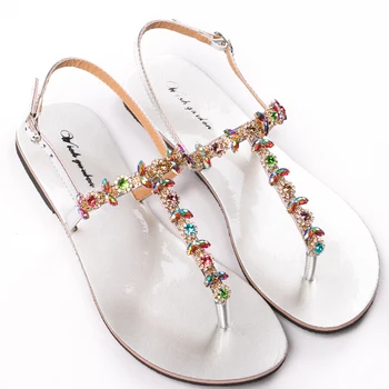 Diamond Decorated Sandals