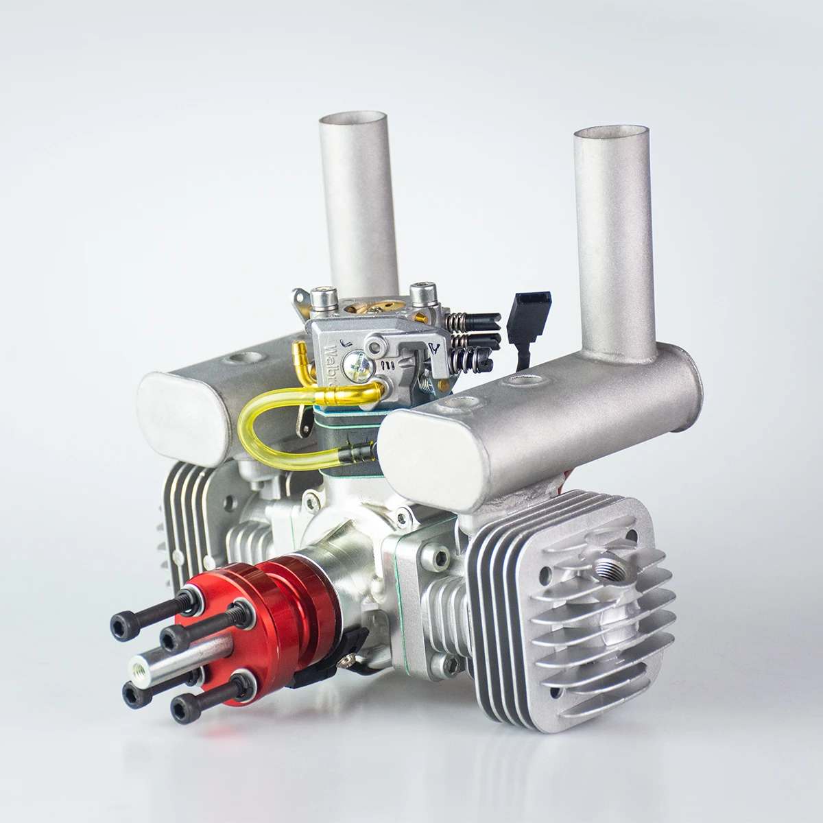 Двухцилиндровый бензиновый/бензиновый двигатель RCGF 50cc двухцилиндровый с