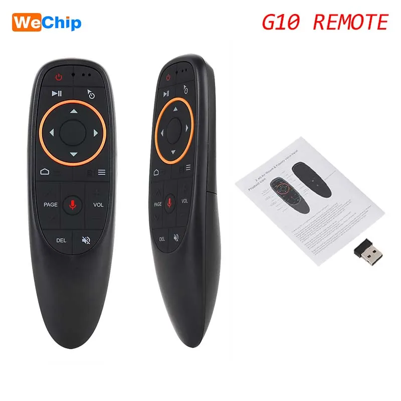 Wechip G10 голосового Air Мышь 6 осевой гироскоп 2 4 ГГц Беспроводной микрофон