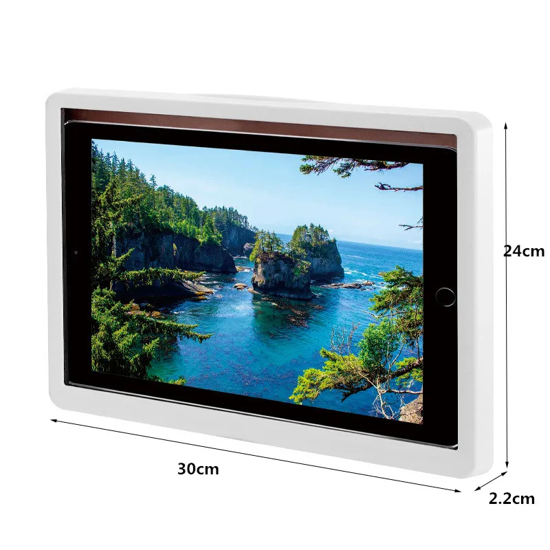 Rotating Waterproof Bathroom Wall Mounted Ipad Tablet Holder Box Touch Screen Bathing Sealing Storage Case Shower Bracket 4