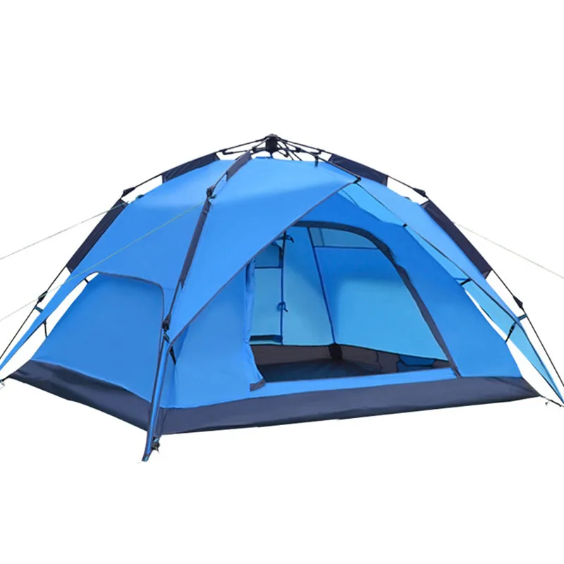 

Automatic Tent 3-4 Person Outdoor Camping Quick-Opening Tent Simple Protable Backpacking For Sun Shelter Travelling Hiking D02