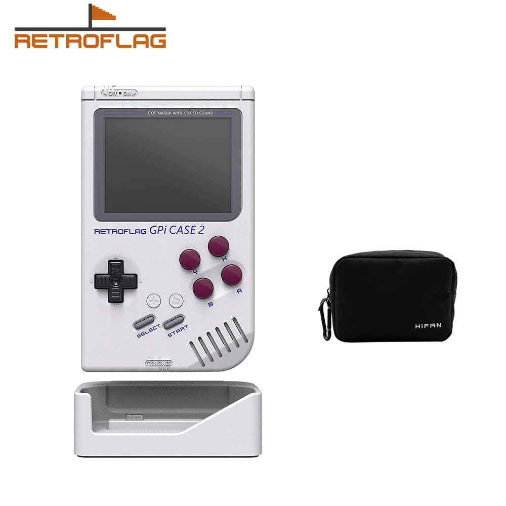 Retroflag GPi Case 2 with Rechargable Battery 3.0 inch LCD for Raspberry Pi CM4 Retroflag Raspberry Pi Case for Compute Module 4 