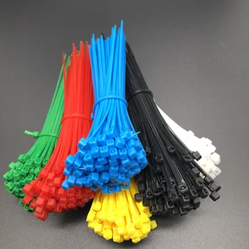

Cable Zip Ties Self-Locking 4x300mm Loop-Wrap Colored-Cable Nylon Plastic 100pcs 3.6x300mm