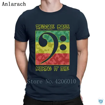 

Reggae Bass Reggae Bass Making It Irie Tshirts Branded Summer Style 100% Cotton Designing Men's Tshirt Hip Hop Classic Cheap