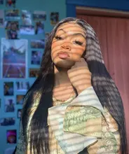 Meetu recto mechones con Frontal HD Frontal de encaje y mechones malayo hueso recto extensiones de cabello humano mechones con cierre Frontal