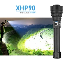 Самый мощный XHP90 светодиодный светильник-вспышка, водонепроницаемый фонарь с зумом XHP70, тактический светильник, USB Перезаряжаемый, 18650 или 26650, XHP50, лампа для кемпинга