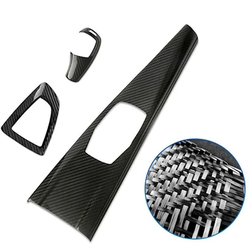 

Car Shift Knob Cover Multimedia Button Panel Decoration Sticker Cover Kit For-BMW F30 F31 F32 F34 F36 2013-2018