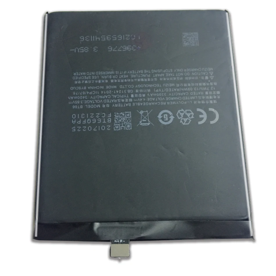 BT66 Аккумулятор для Meizu PRO 6 Plus M686 M686G M686Q аккумулятор 3400 мАч