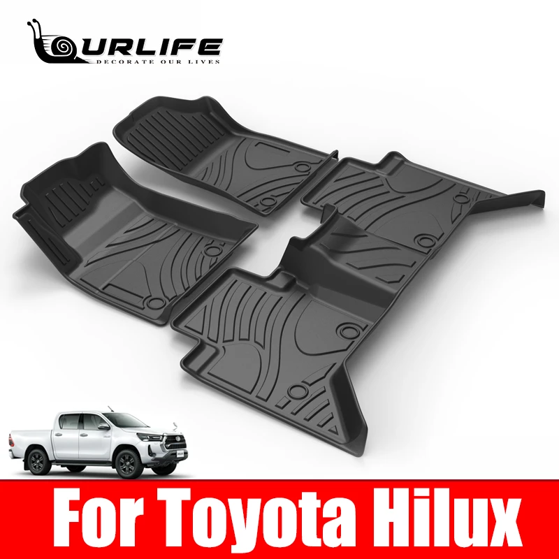 Car Floor Mats for Toyota HILUX 2015 2016 2017 2018 2019 2020 Left