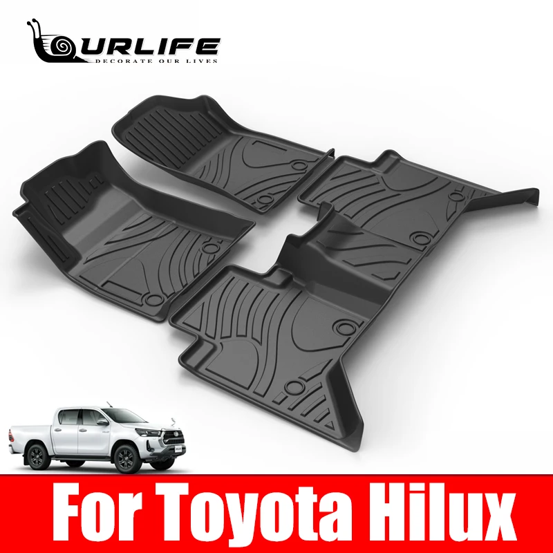 Автомобильные коврики для Toyota HILUX 2015 2016 2017 2018 2019 2020 левые и правые из ТПЭ под заказ