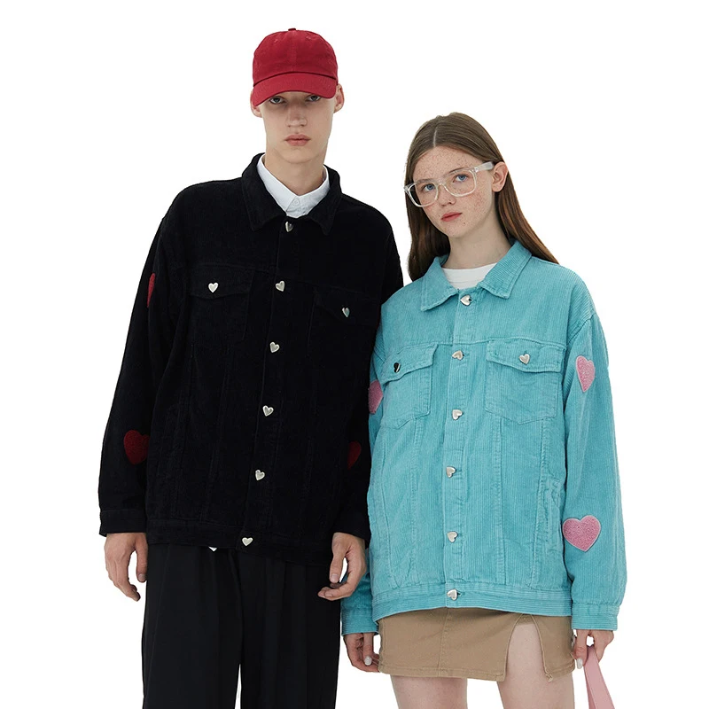 

Женская Вельветовая куртка Y2K, однобортная куртка в стиле Харадзюку с отложным воротником, одежда для работы, Осень-зима 2021