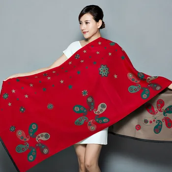 

2020 New Women Imitation Cashmere Long Scarf Scarves Lady Winter Thicken Warm Pashmina Shawls Wraps Female Bandana