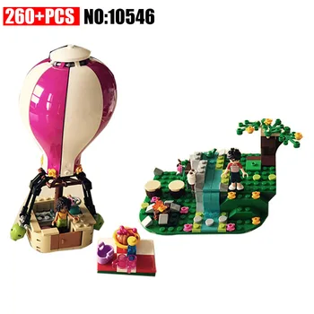 

10546 Air Balloon Building Blocks Model Toys for Children Compatible Friends DIY Educational Bricks Figure Set 41097