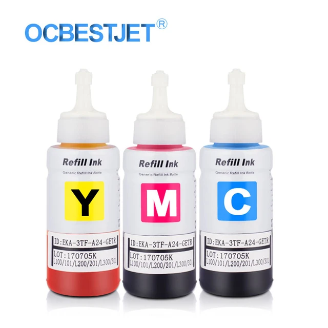 Tinta de tinte 664 para impresora Epson L120, L132, L210, L310, L365, L380,  L382, L486, L550, L800, L805, L1300, L1455, ET 2500, ET 2650|ink refill  kit|refill kituniversal ink refill kit - AliExpress